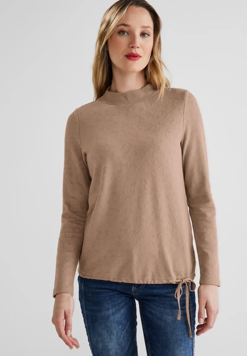 Street One Shirts*Struktur Shirt buff sand