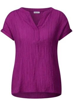 Cecil Blusen*Strukturbluse anemone pink