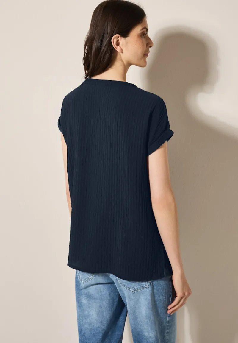 Cecil Blusen*Strukturbluse universal blue
