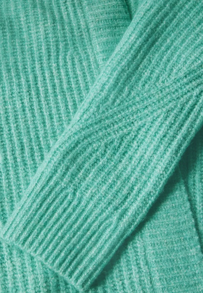 Cecil Pullover & Sweatshirts*Struktur-Cardigan aventurine green melange