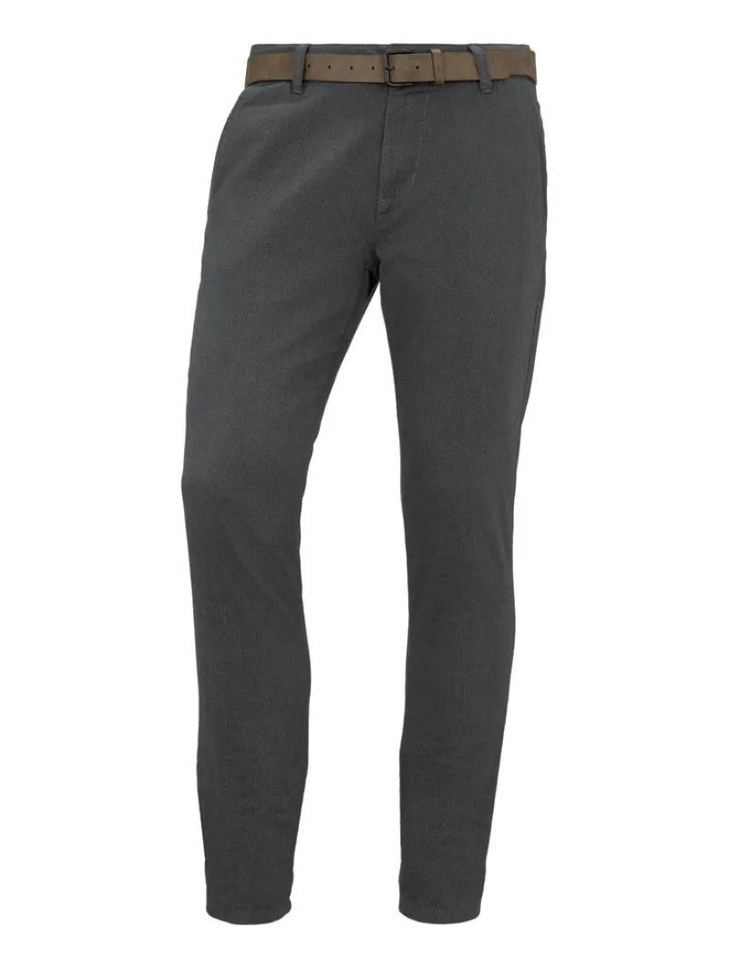 Tom Tailor Denim Hosen*Strukturierte Straight Chino two colored black design