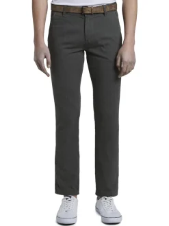 Tom Tailor Denim Hosen*Strukturierte Straight Chino two colored black design