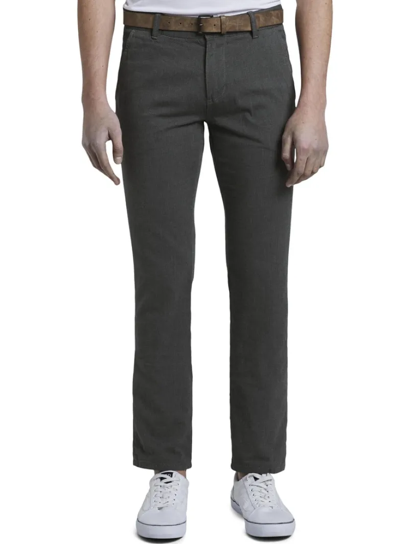 Tom Tailor Denim Hosen*Strukturierte Straight Chino two colored black design