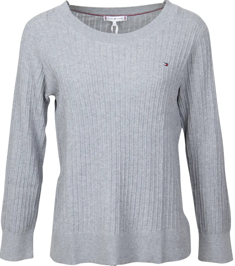 Tommy Hilfiger Pullover & Sweatshirts*Strukturierter Pullover light grey heather