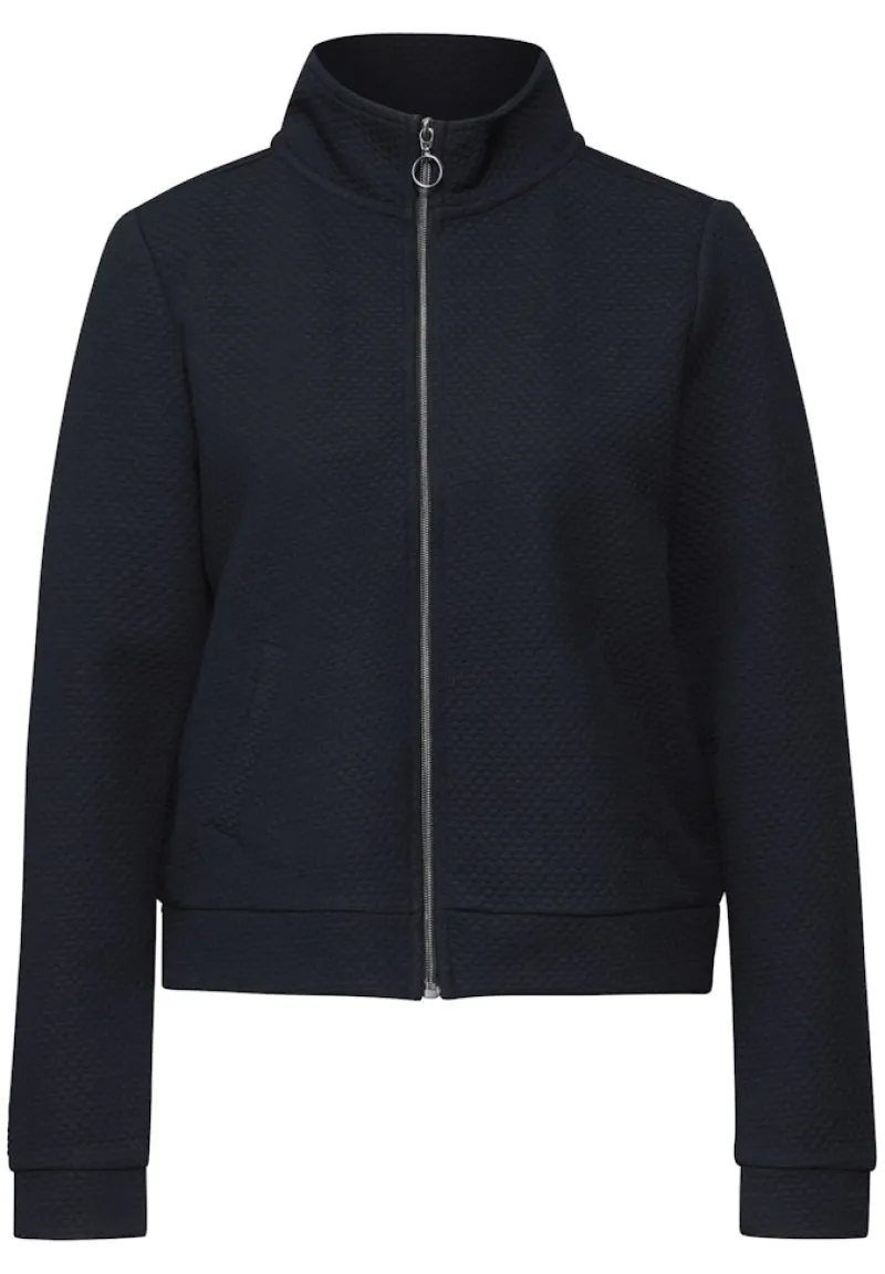 Street One Pullover & Sweatshirts*Strukturjacke deep tint blue