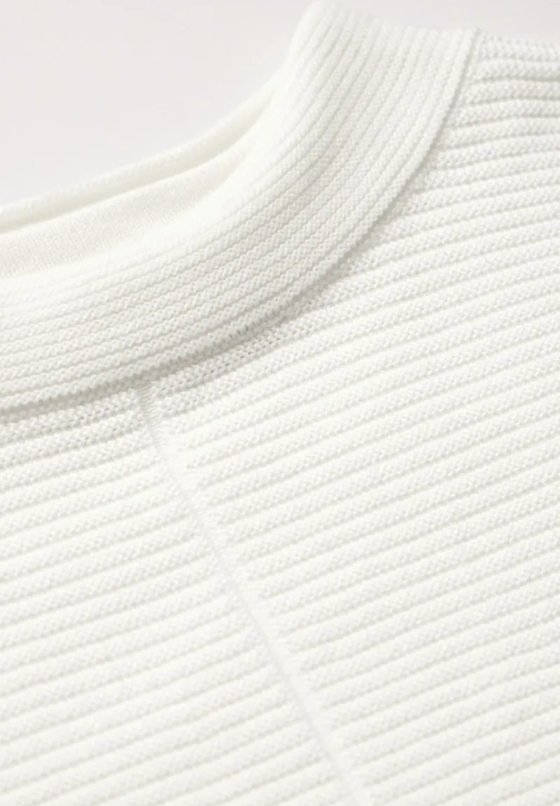 Cecil Pullover & Sweatshirts*Strukturmix Dolman Pullover vanilla white