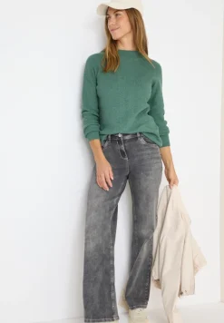 Cecil Pullover & Sweatshirts*Strukturmix Pullover jewel green melange
