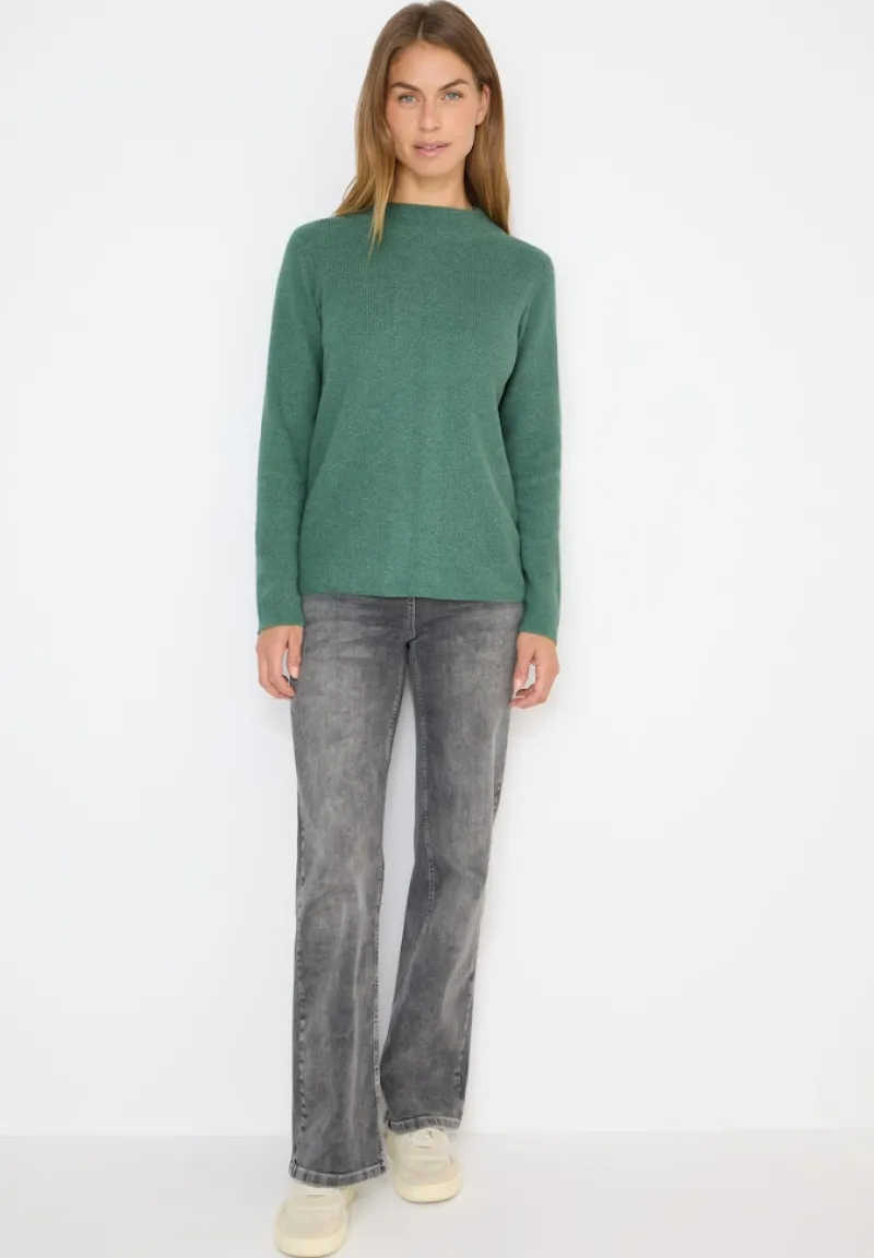 Cecil Pullover & Sweatshirts*Strukturmix Pullover jewel green melange