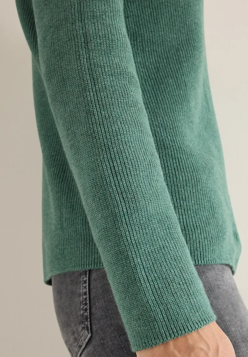 Cecil Pullover & Sweatshirts*Strukturmix Pullover jewel green melange