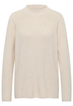 Cecil Pullover & Sweatshirts*Strukturmix Pullover oat milk beige melange