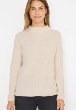 Cecil Pullover & Sweatshirts*Strukturmix Pullover oat milk beige melange