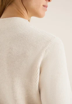 Cecil Pullover & Sweatshirts*Strukturmix Pullover oat milk beige melange