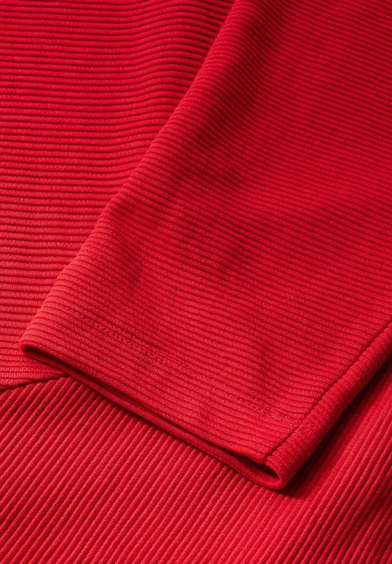 Street One Shirts*Strukturmix Shirt autumn red