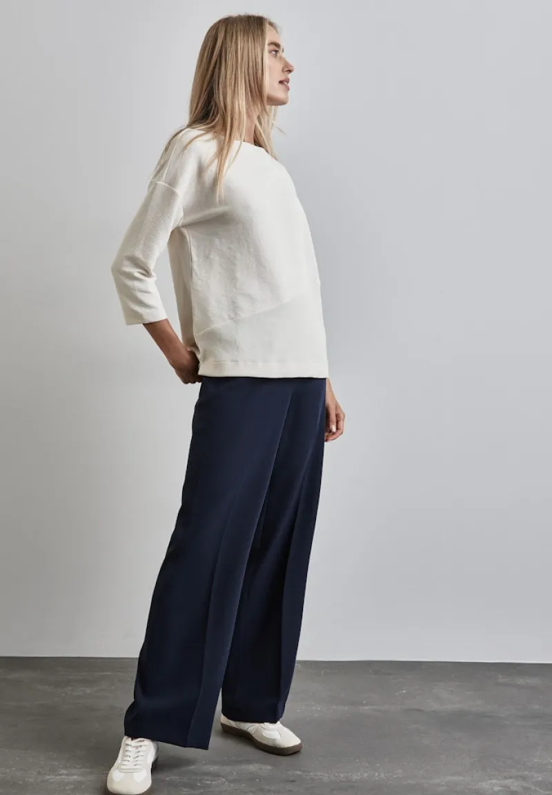 Street One Shirts*Strukturmix Shirt lucid white