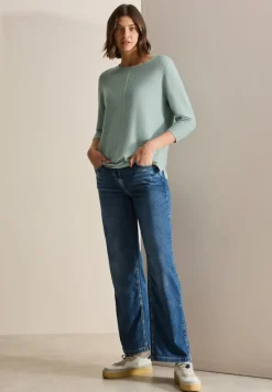 Cecil Pullover & Sweatshirts*Strukturpullover cool salvia melange