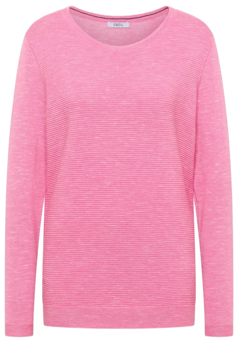 Cecil Pullover & Sweatshirts*Strukturpullover heather dark blossom melange