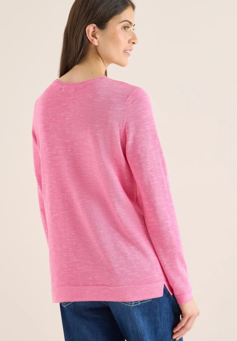 Cecil Pullover & Sweatshirts*Strukturpullover heather dark blossom melange