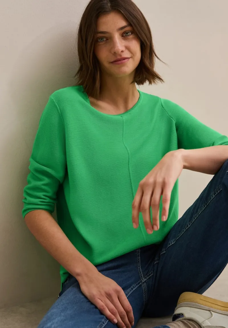Cecil Pullover & Sweatshirts*Strukturpullover iced neon green