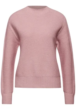 Street One Pullover & Sweatshirts*Strukturpullover powder pink mel.