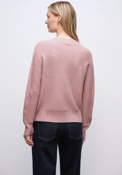 Street One Pullover & Sweatshirts*Strukturpullover powder pink mel.