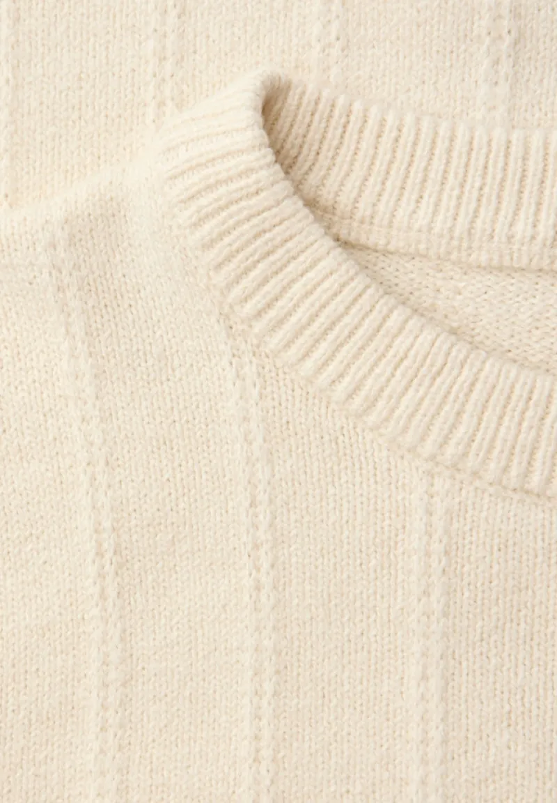 Street One Pullover & Sweatshirts*Strukturpullover soft beige