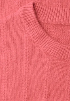 Street One Pullover & Sweatshirts*Strukturpullover striking coral mel.
