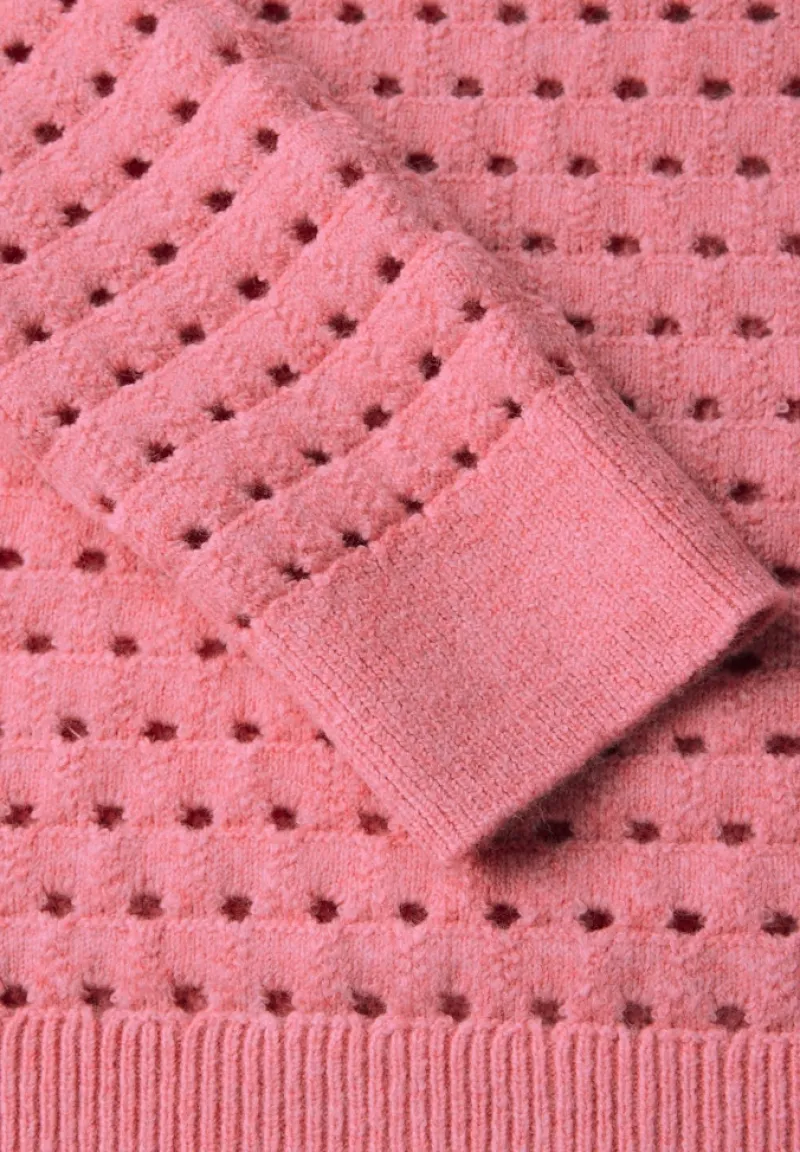 Street One Pullover & Sweatshirts*Strukturpullover sugar coral mel.