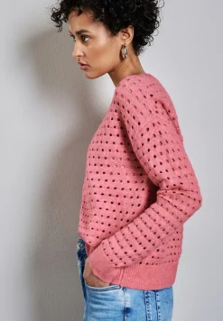 Street One Pullover & Sweatshirts*Strukturpullover sugar coral mel.