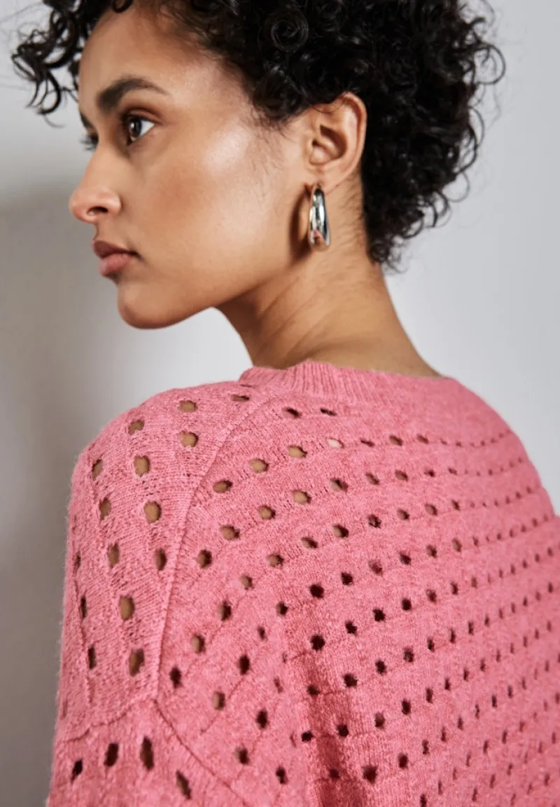 Street One Pullover & Sweatshirts*Strukturpullover sugar coral mel.