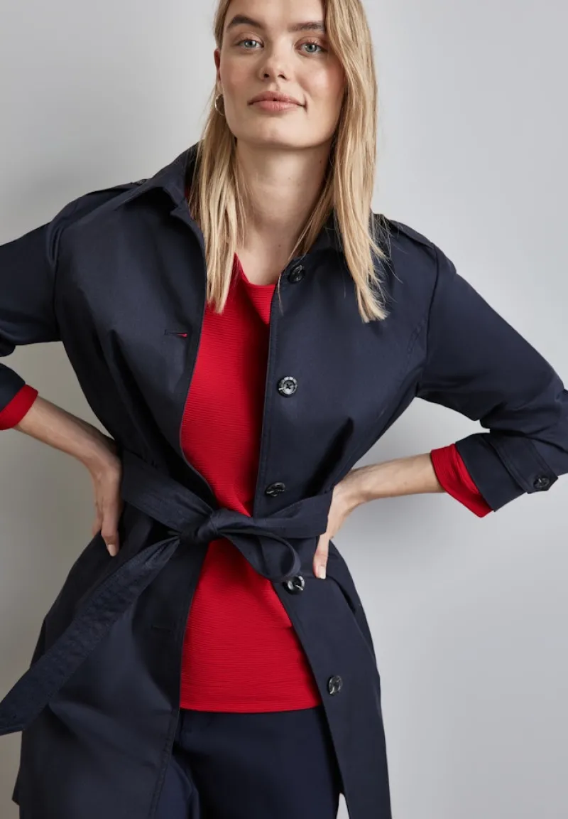 Street One Shirts*Strukturshirt autumn red