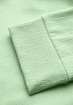 Street One Pullover & Sweatshirts*Strukturshirt gleam green mel.