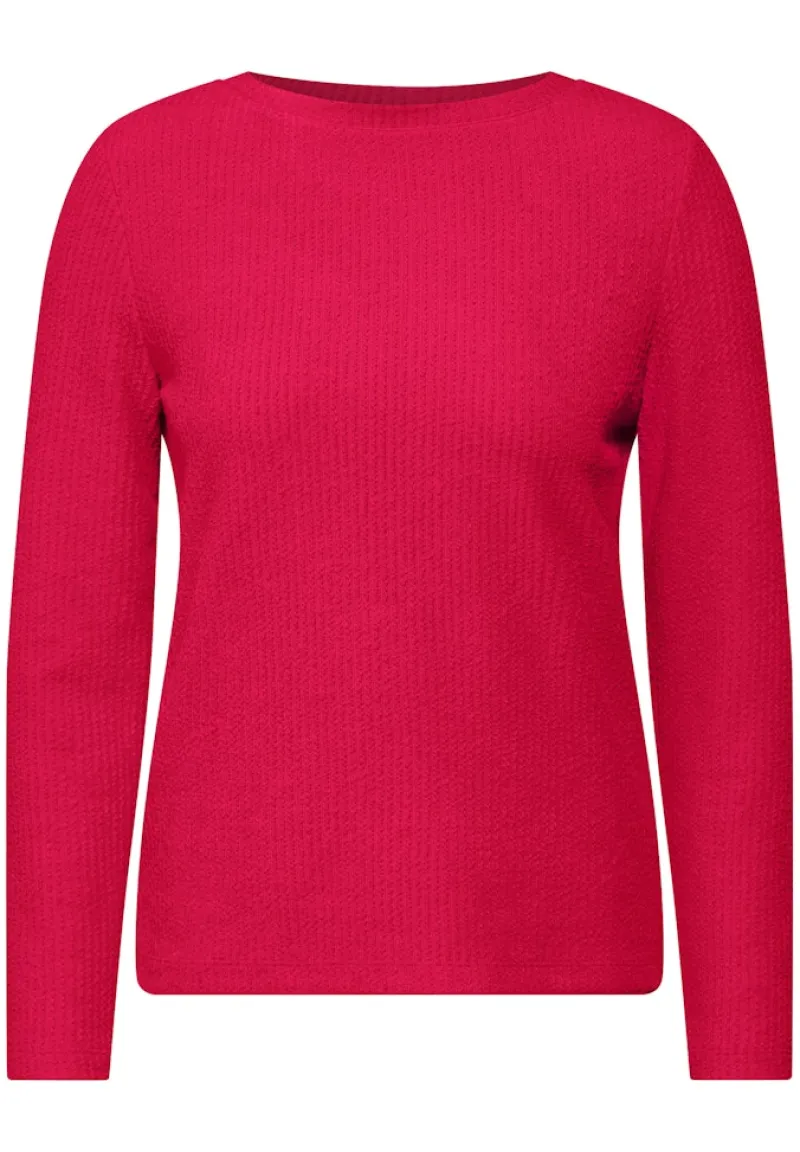 Cecil Shirts*Strukturshirt granita red