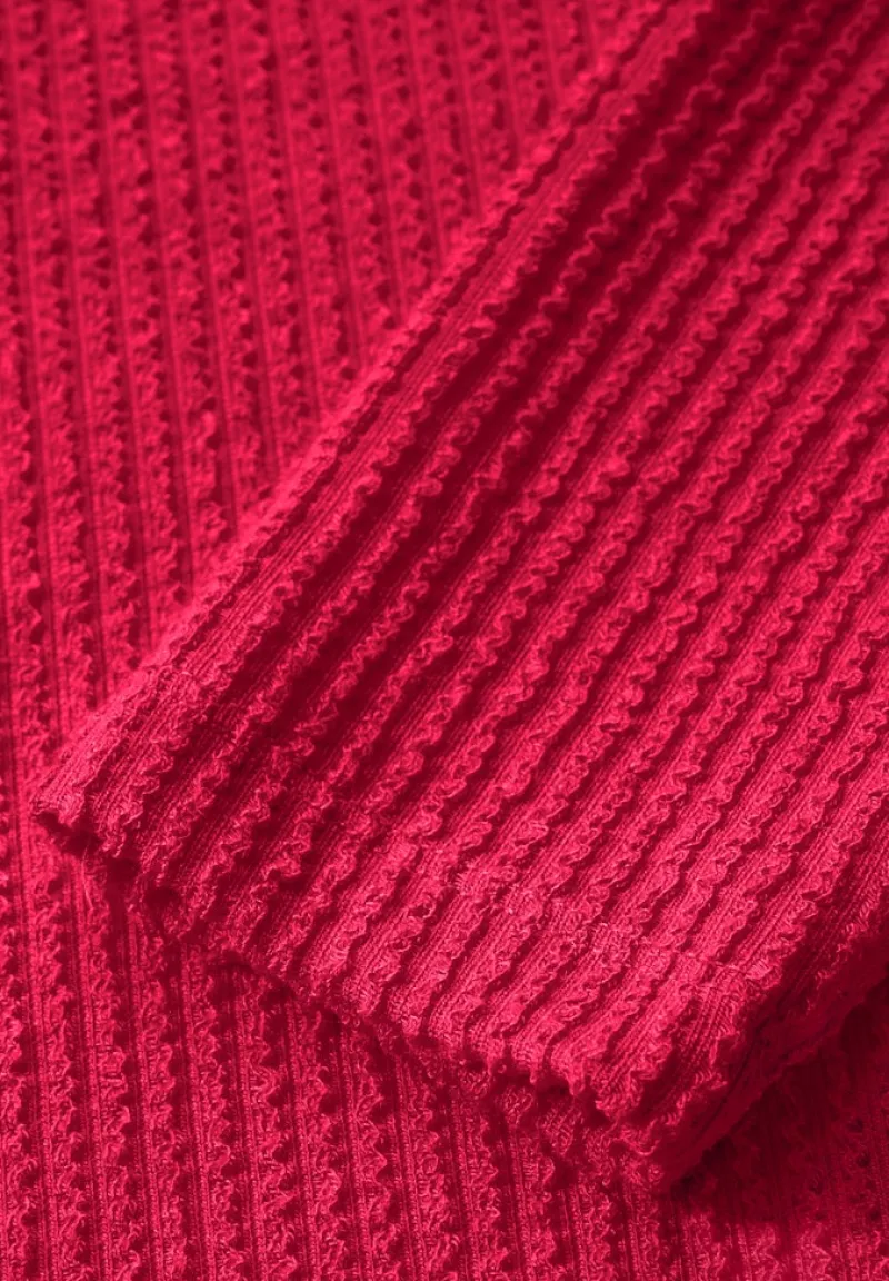 Cecil Shirts*Strukturshirt granita red