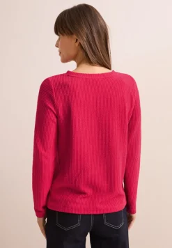 Cecil Shirts*Strukturshirt granita red