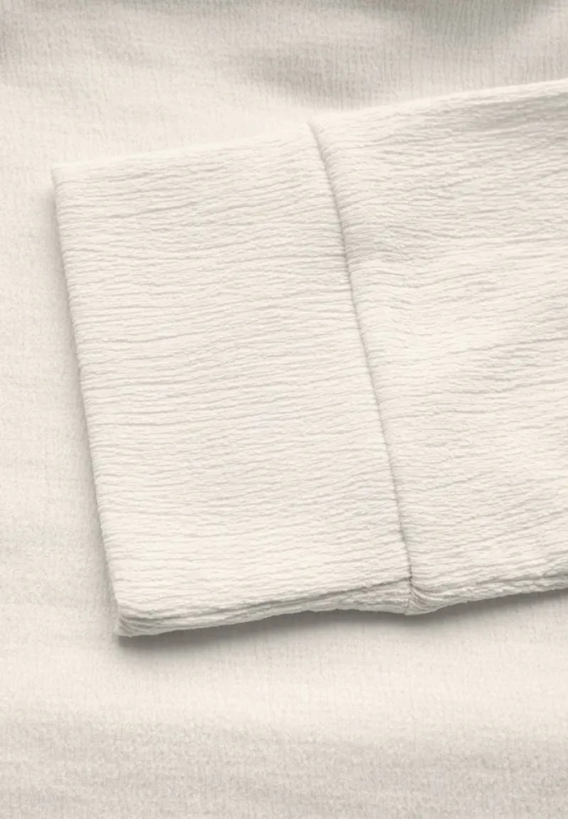 Street One Pullover & Sweatshirts*Strukturshirt lucid white