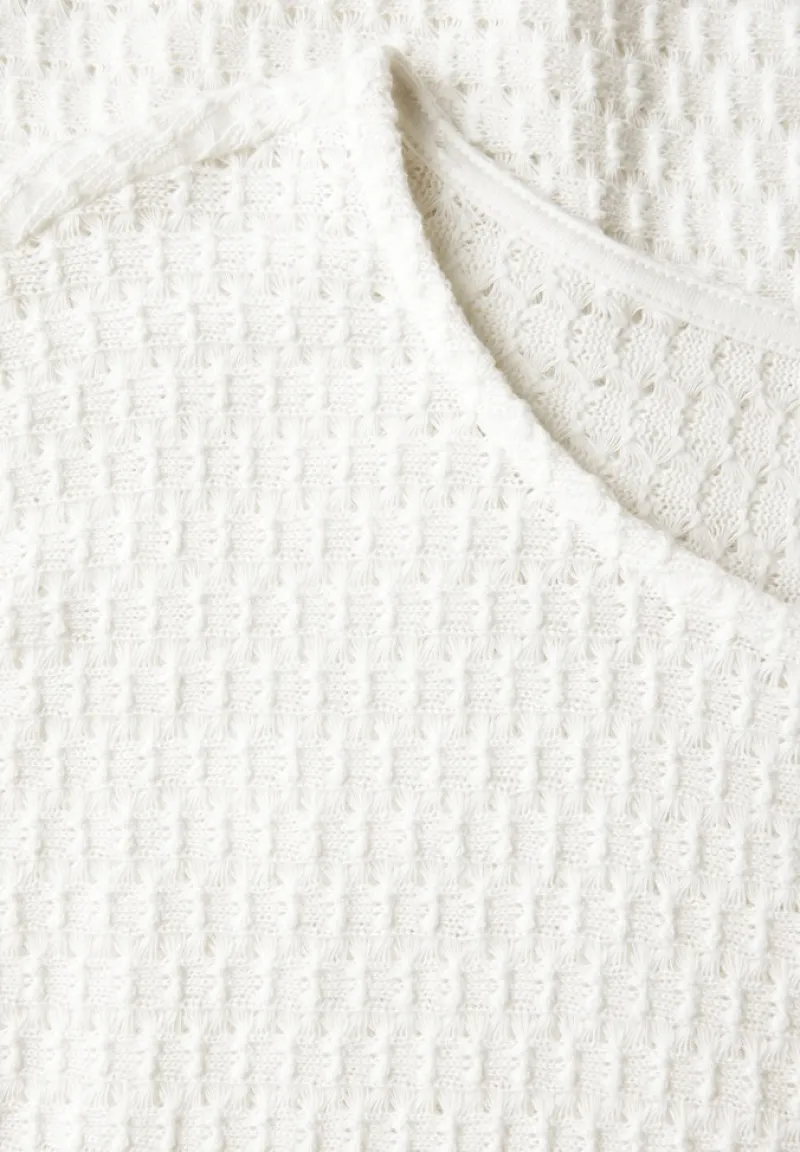 Street One Shirts*Strukturshirt off white