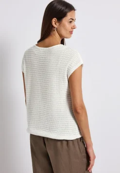 Street One Shirts*Strukturshirt off white