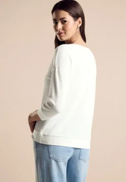 Street One Shirts*Strukturshirt off white