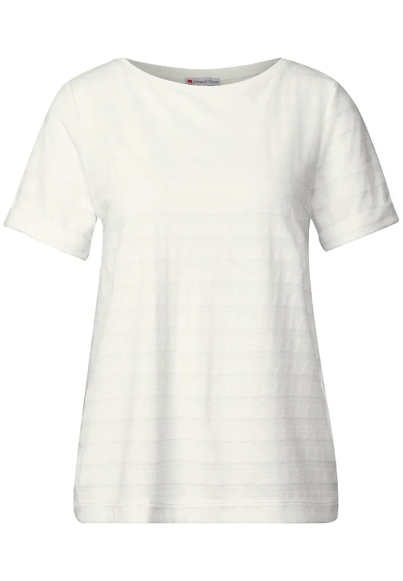 Street One Shirts*Strukturshirt off white