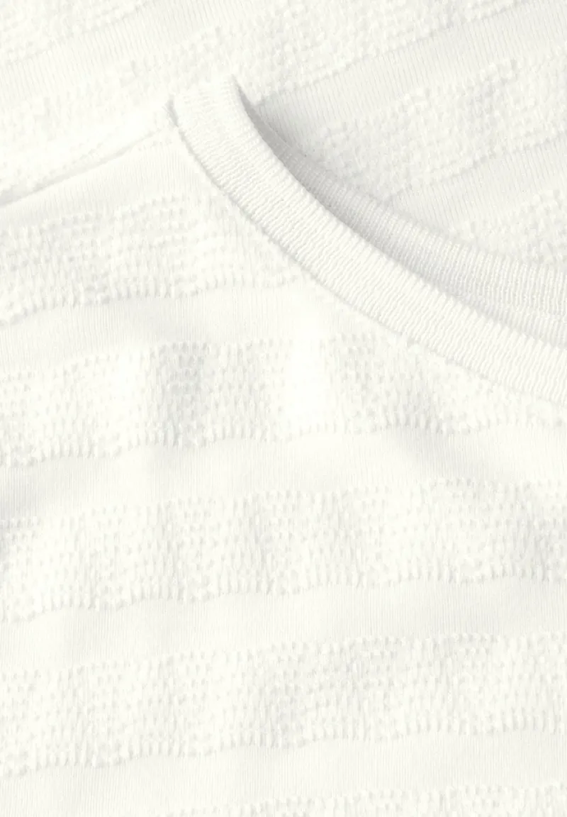 Street One Shirts*Strukturshirt off white