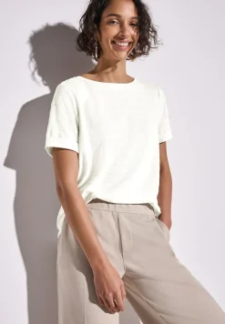 Street One Shirts*Strukturshirt off white