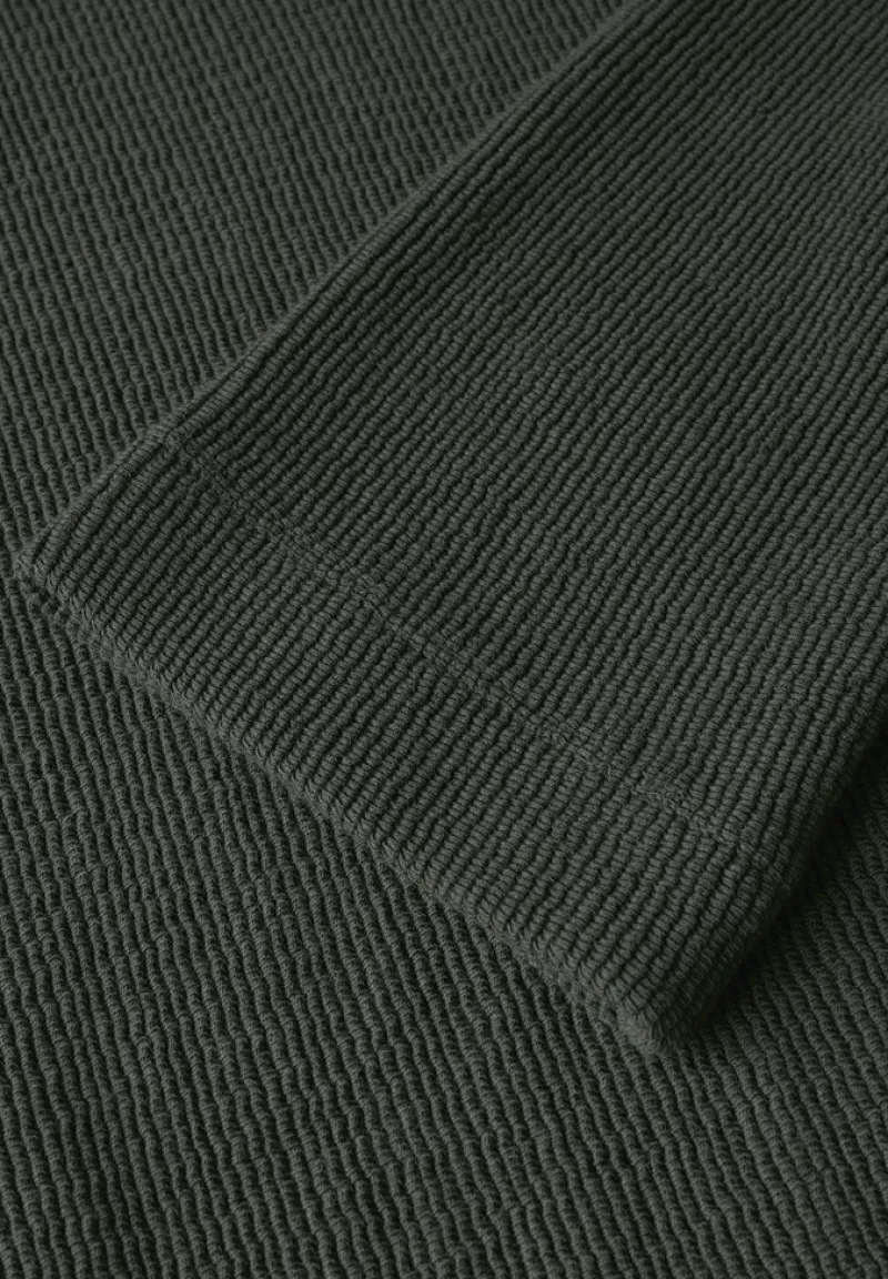 STREET ONE STUDIO Shirts*Strukturshirt oil green