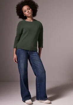 STREET ONE STUDIO Shirts*Strukturshirt oil green