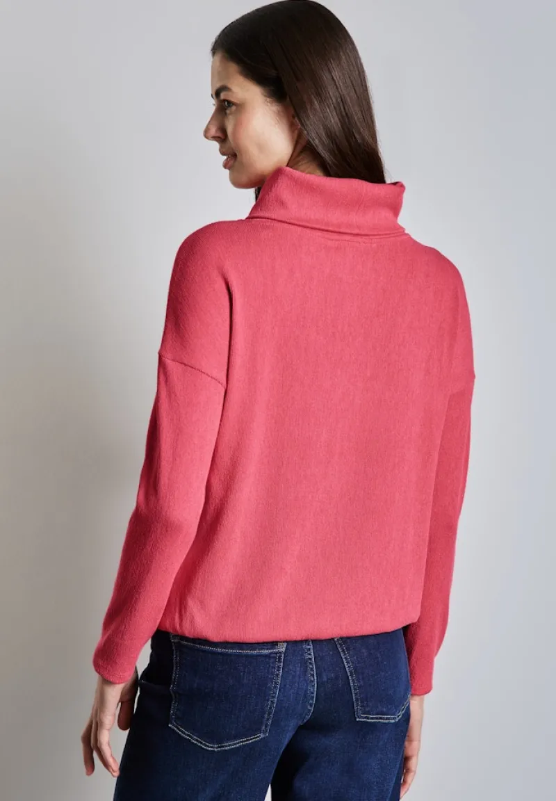 Street One Shirts*Strukturshirt sugar coral