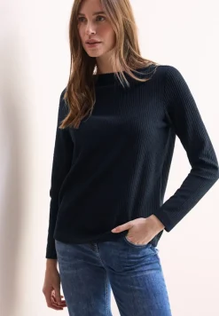 Cecil Shirts*Strukturshirt universal blue