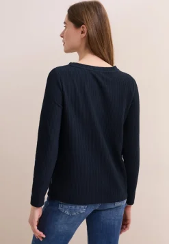 Cecil Shirts*Strukturshirt universal blue