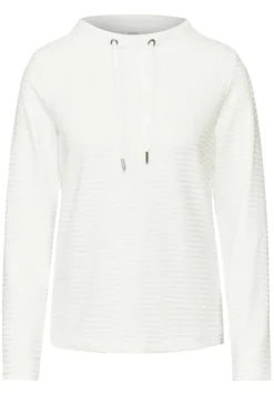 Cecil Shirts*Strukturshirt vanilla white