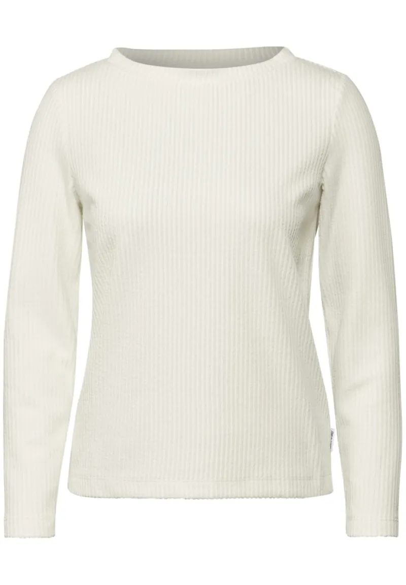 Cecil Shirts*Strukturshirt vanilla white