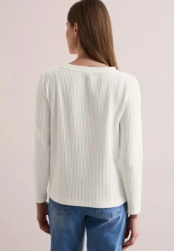 Cecil Shirts*Strukturshirt vanilla white