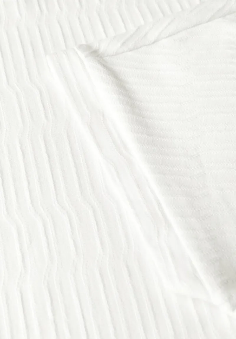 Cecil Shirts*Struktushirt in Unifarbe vanilla white